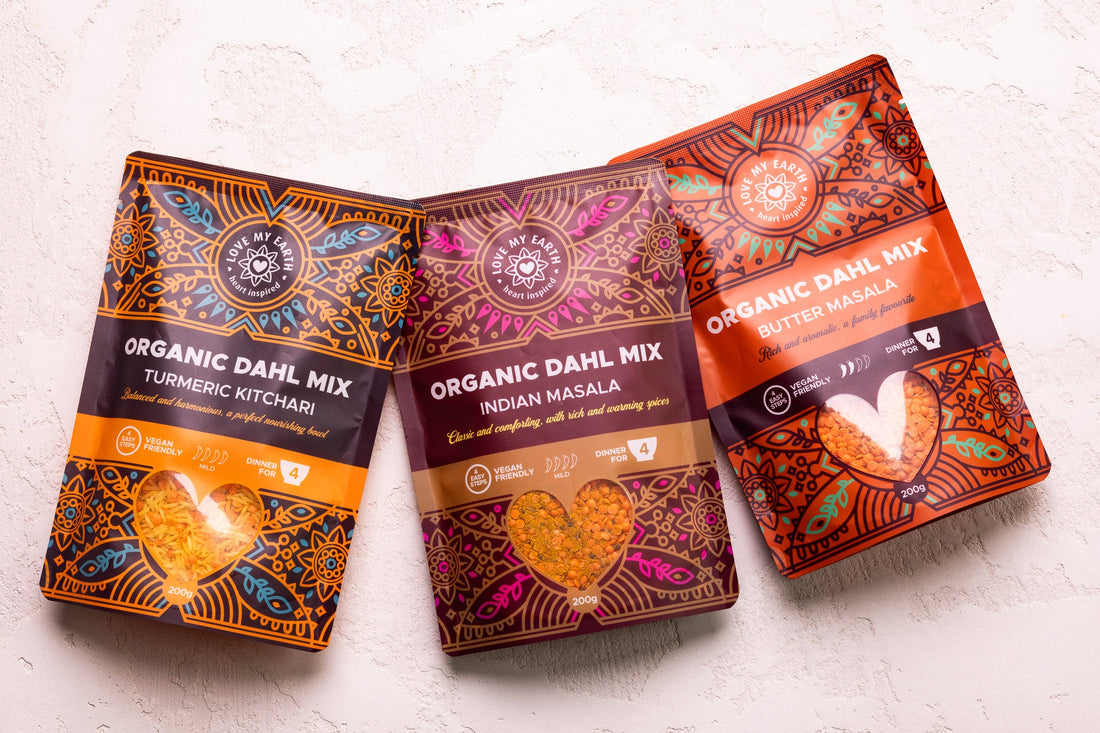 Heart Inspired Dahl and Rice Mixes!