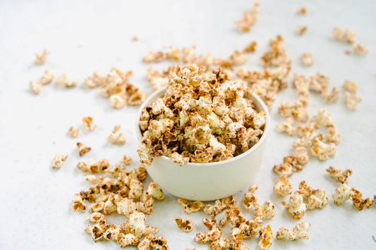 Sweet Carob & Cinnamon pop corn
