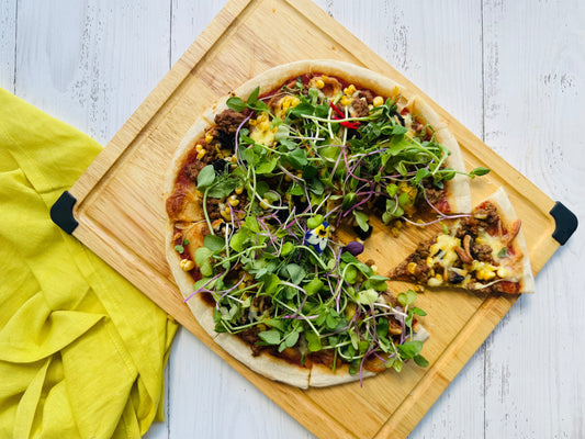 Healthy Bolognese Sourdough Pizza