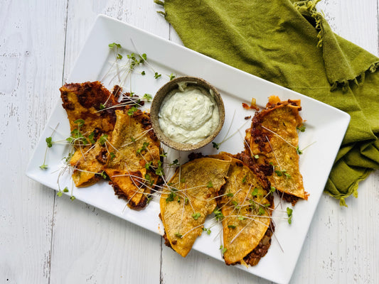 Soft Cheesy Lentil Tacos