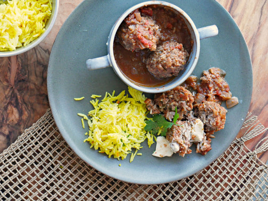 Porcupine Vindaloo Meatballs