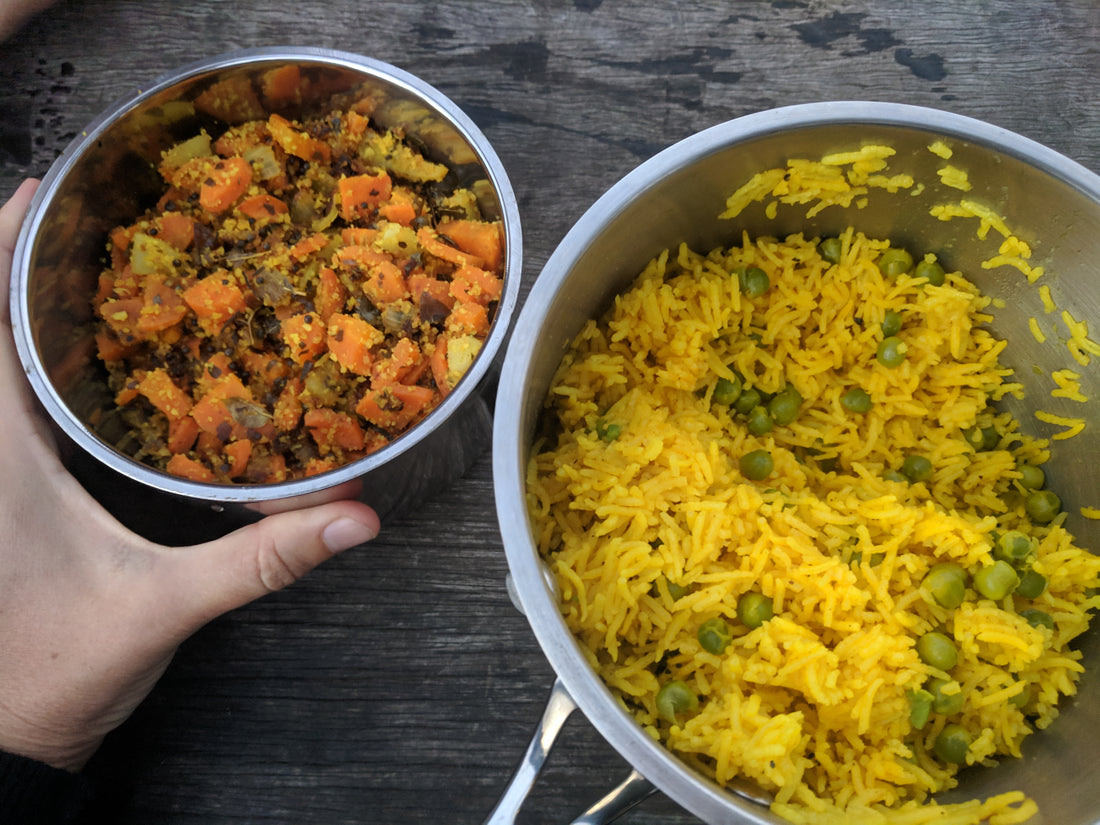 Turmeric and Pea Basmati Rice