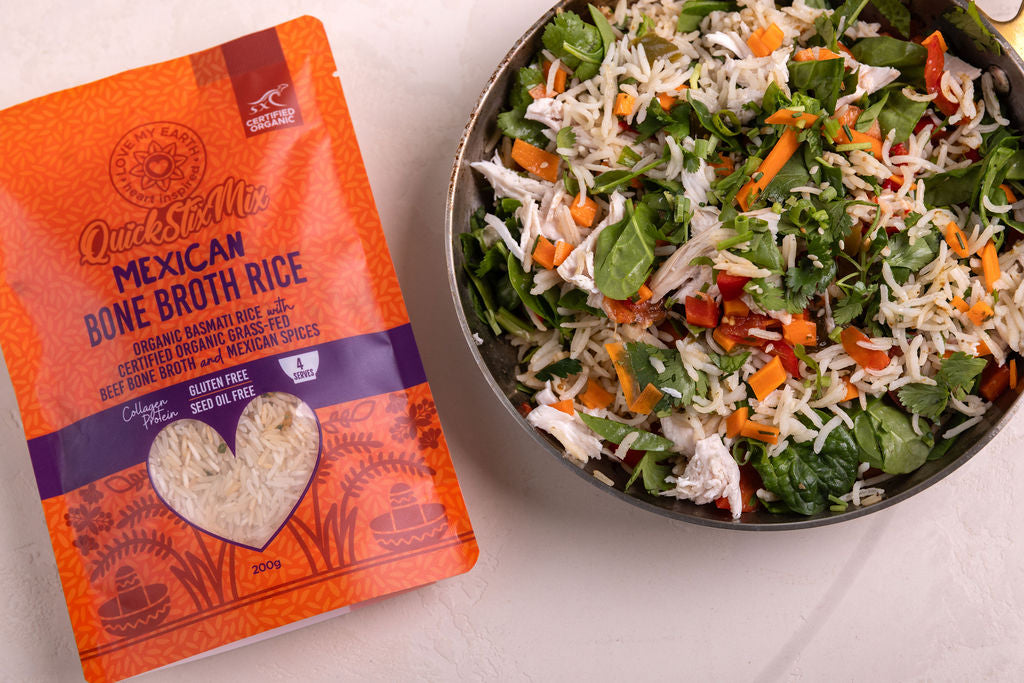 Bone Broth Rice - Mexican - Lovemyearth