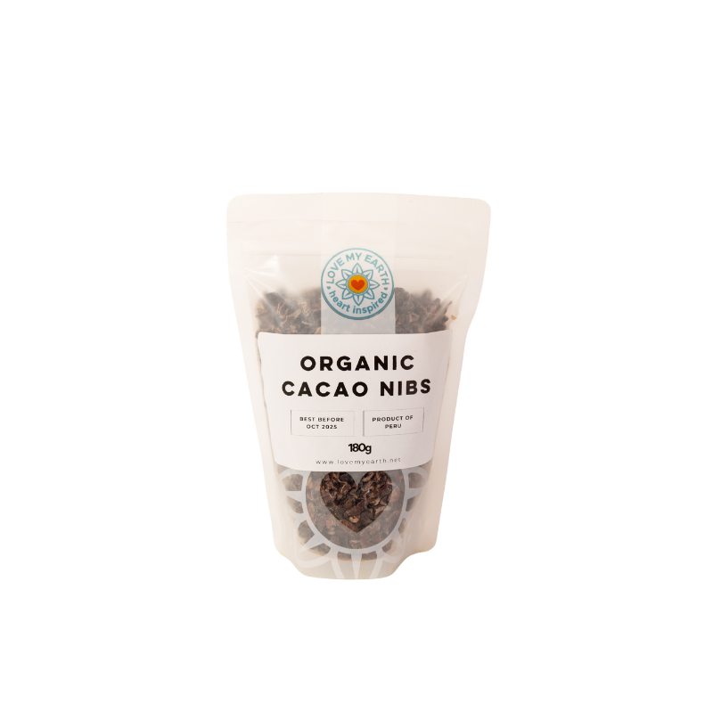 Organic Cacao Nibs 180g