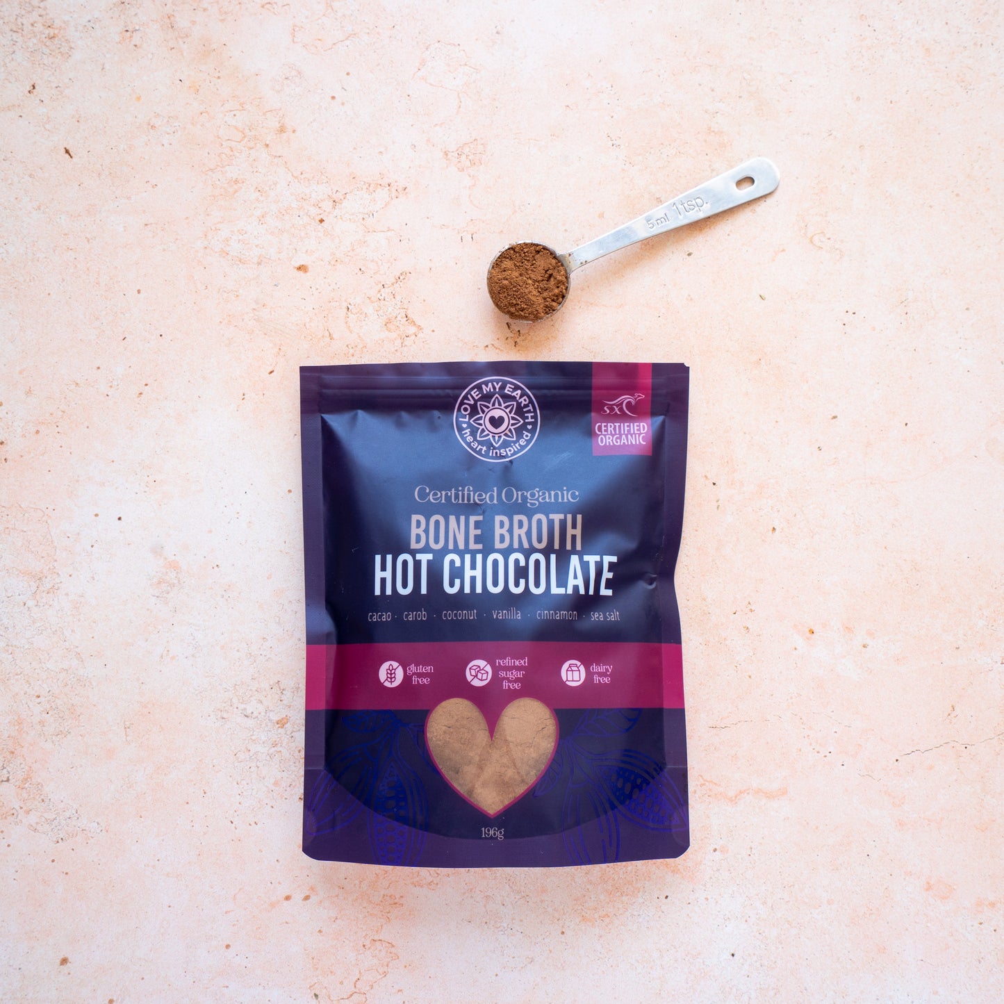 Organic Bone Broth Hot Chocolate 196g