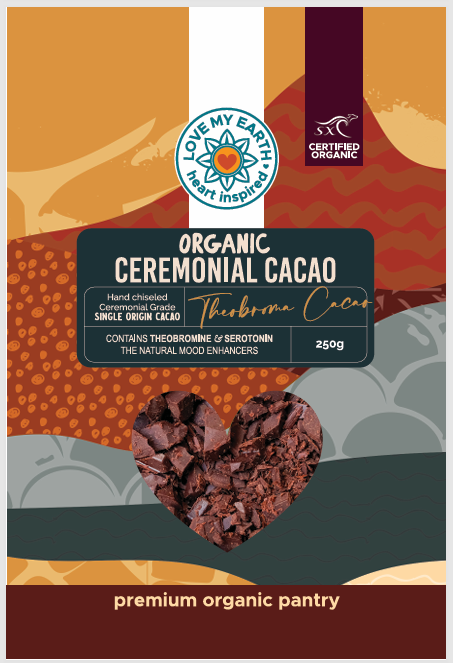 Ceremonial Cacao certified organic