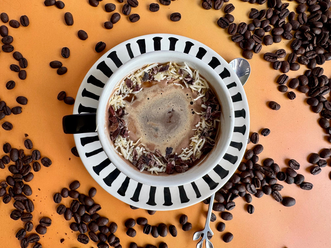 Organic Bone Broth Hot Chocolate Affogato