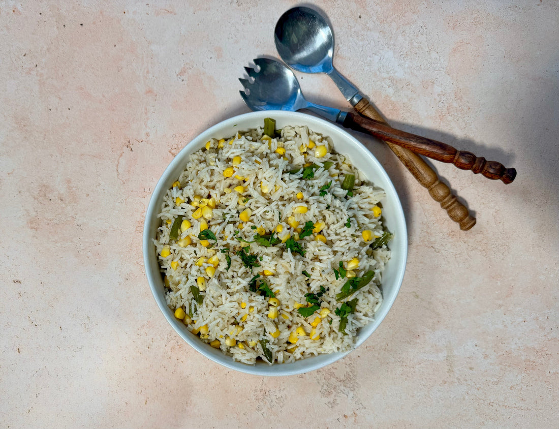 Organic Beef Bone Broth Rice with veggies