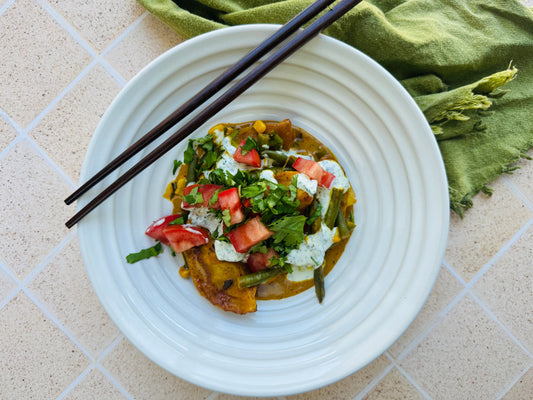 One‑Pan Baked Dumplings