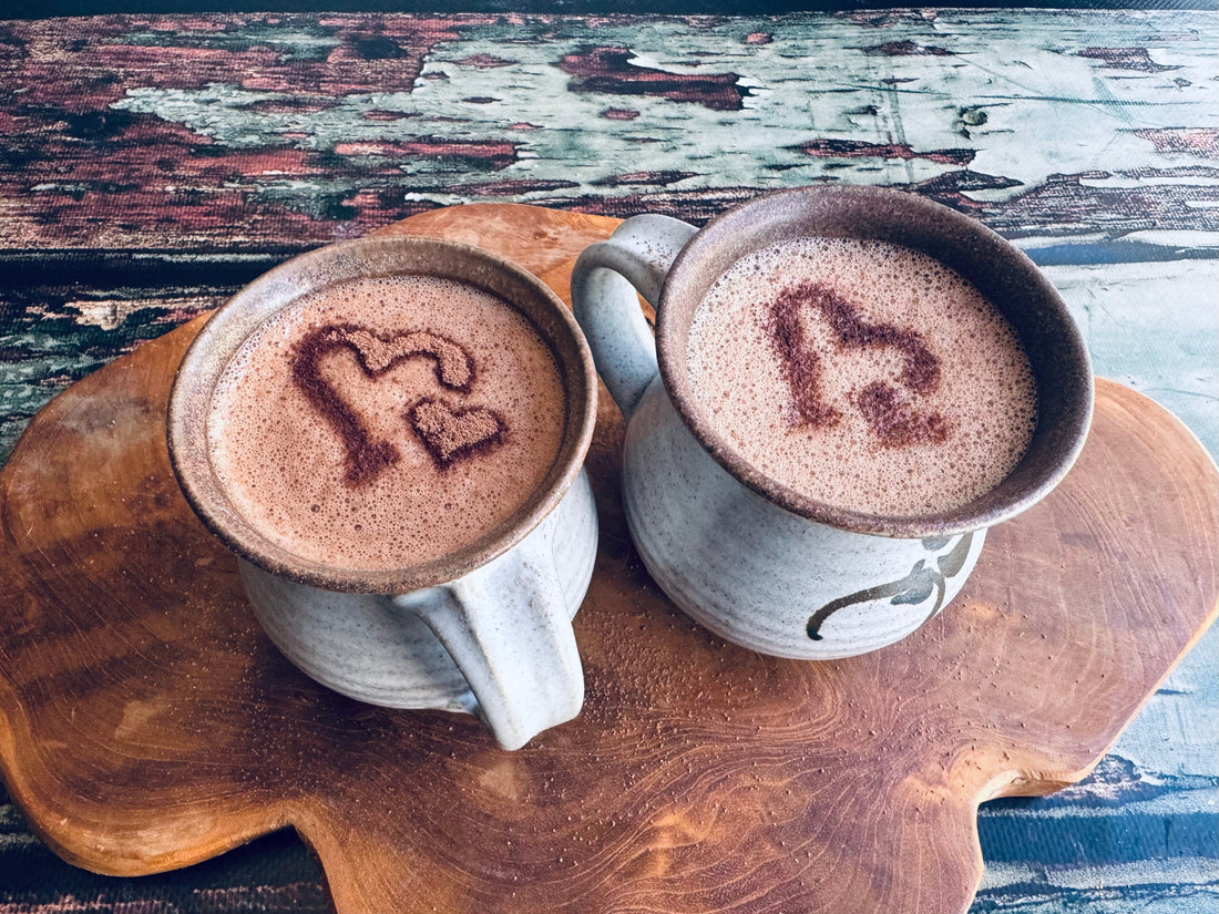 Creamy Organic Spiced Hot Chocolate With Dates