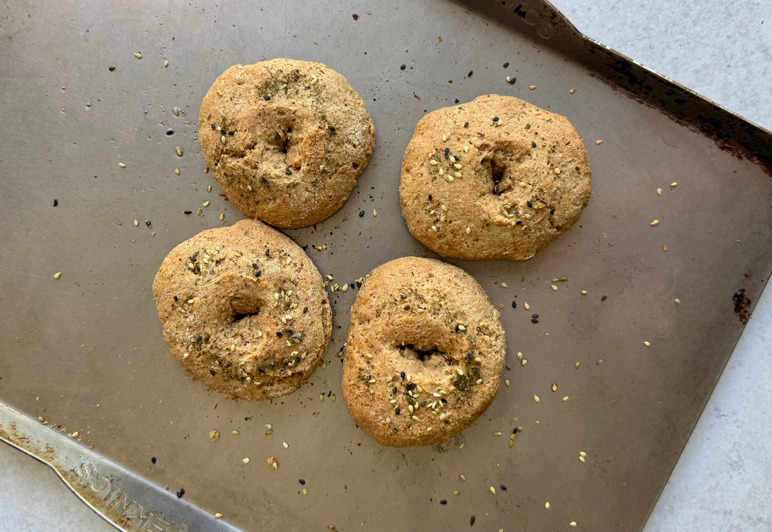 Five ingredients Einkorn Bagels