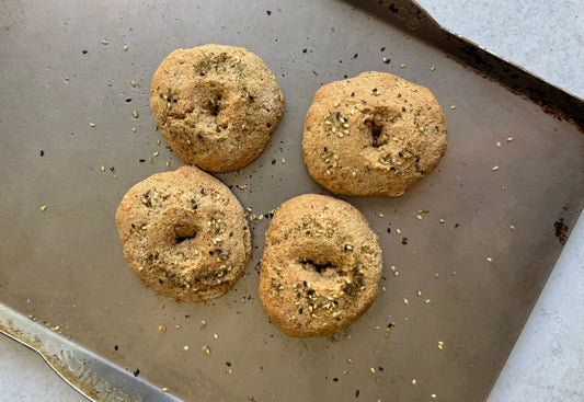 Five ingredients Einkorn Bagels