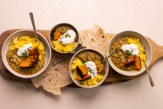 Creamy Pumpkin & Pea Dahl