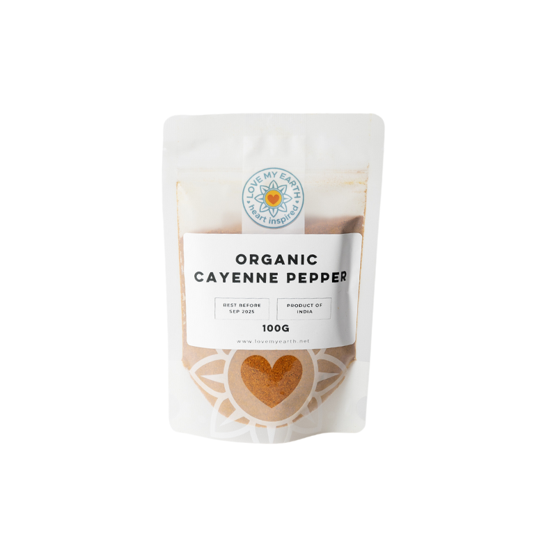 Organic Cayenne Pepper 100g