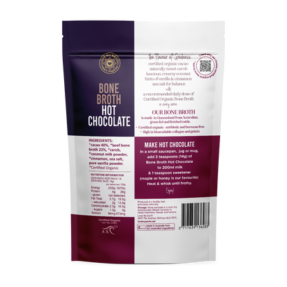 Organic Bone Broth Hot Chocolate 196g