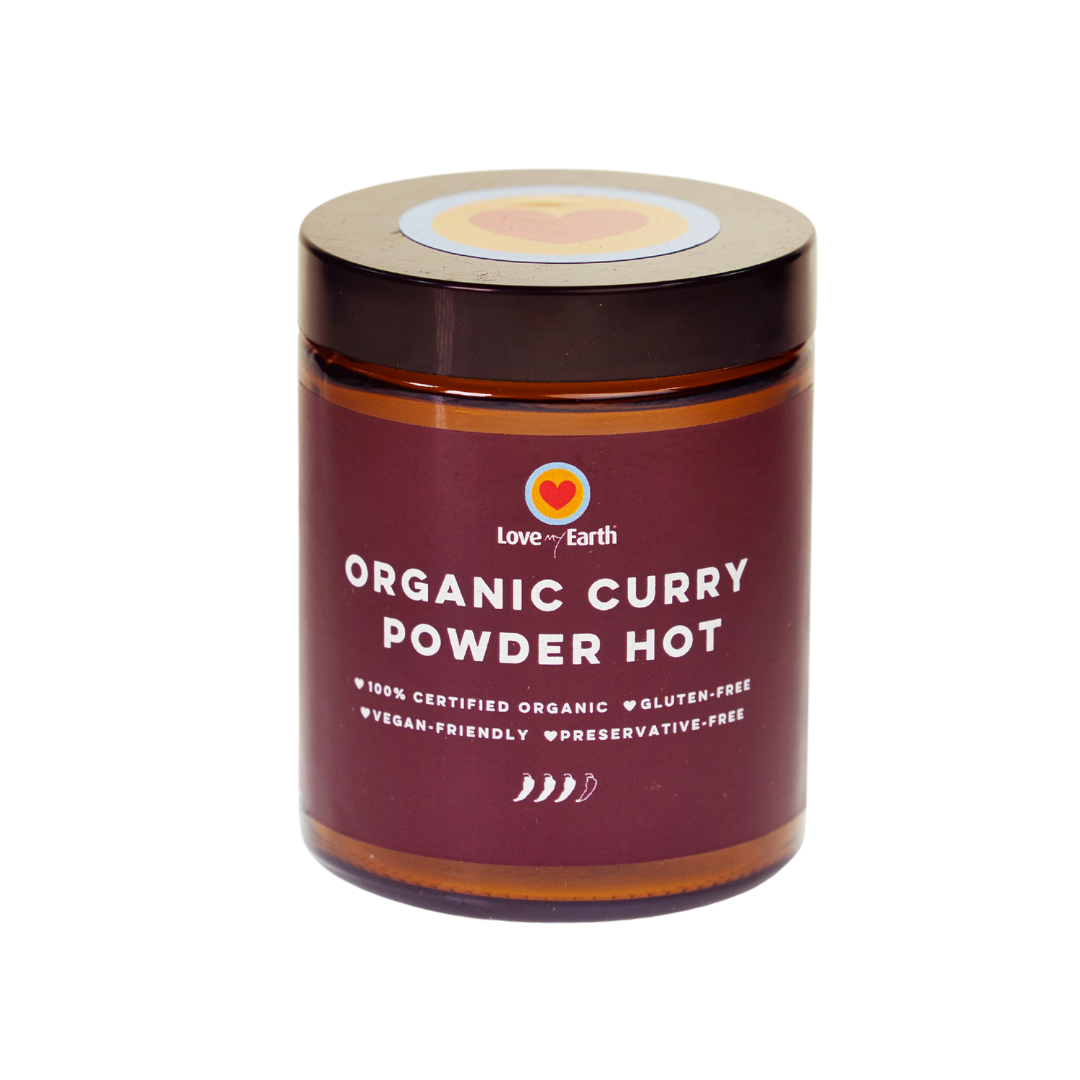 Organic Curry Powder Hot 90g