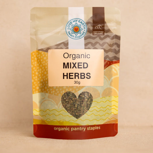 Organic Mixed Herbs 30g - Lovemyearth