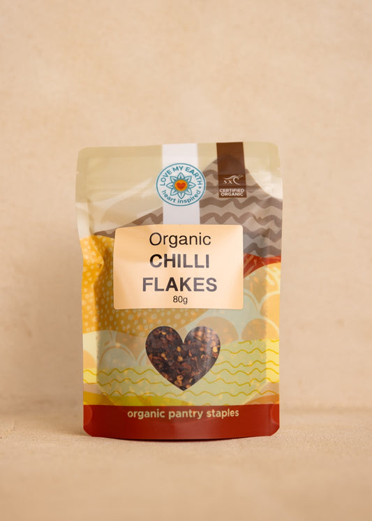 Organic Chilli Flakes 80g