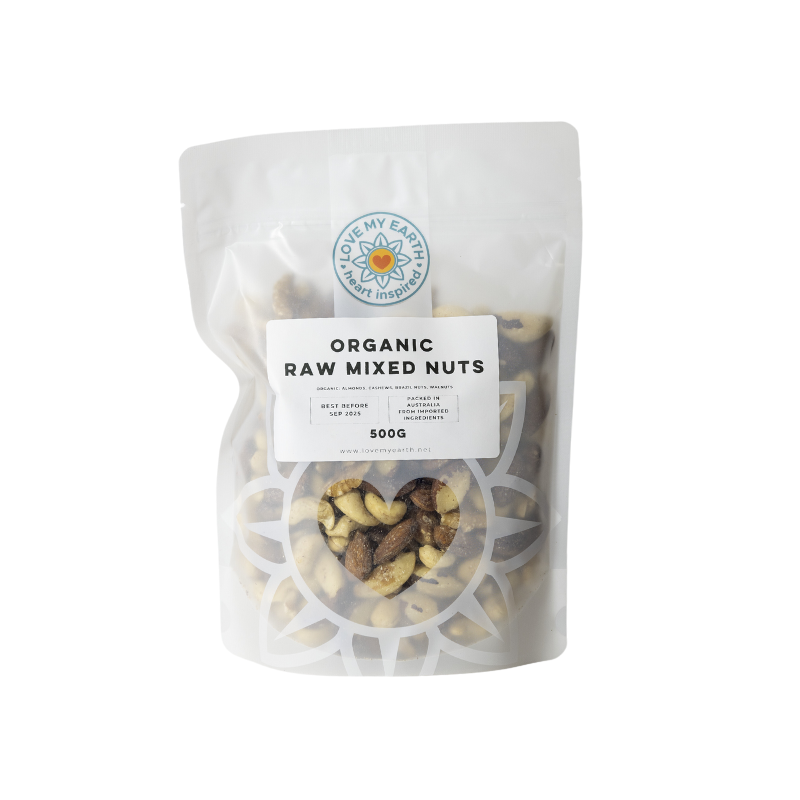 Organic Raw Mixed Nuts 500g